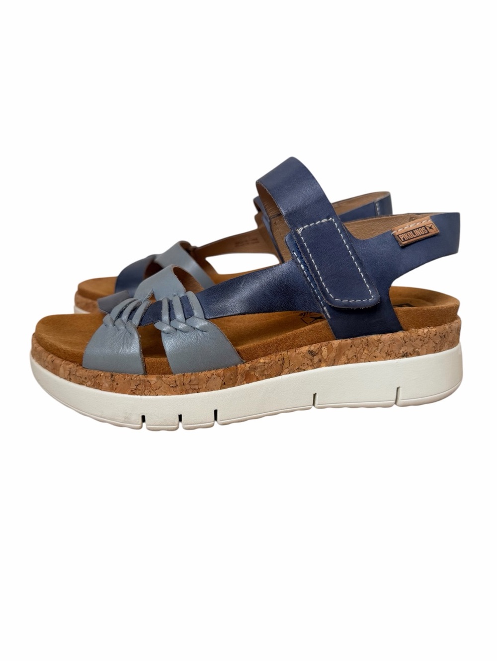 Pikolinos Palma Leather Platform Sandals.